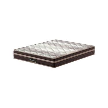 Imagem de Colchão King Size Probel Nevada com Euro Pillow e Molas Ensacadas 26x193x203 cm – Bege/Marrom