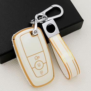 Imagem de Caso Chave Do Carro TPU, Apto Para Ford Fusion Mustang Explorer EcoSport Edge S-MAX Ranger Lincoln Mondeo F150 F250 F350