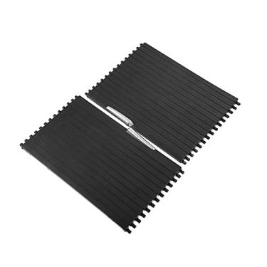 Imagem de X AUTOHAUX Conjunto de capa deslizante para console central 51166954943 Capa de cortina de rolo para BMW X5 2006-2013 para BMW X6 2007-2014