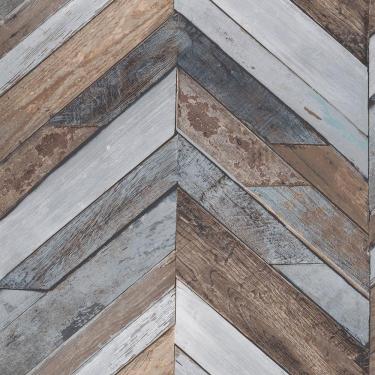 Imagem de Papel de Parede EP3401 Painel Chevron Madeira 10m x 0,53m