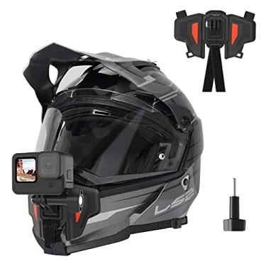 Imagem de Suporte de Capacete Queixo para GoPro e Câmeras Similares - Telesin