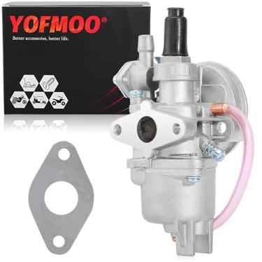 Imagem de YOFMOO Carburador compatível com 43cc 47cc 49cc 2 tempos Mini Moto ATV Quad Scooter Go Kart Moped Cortador de escova Cortador de escova Pocket Pit Dirt Super Rocket Bike G-Scooter X1 X2 X6 X8 TaoTao Lifan Sunl Carb