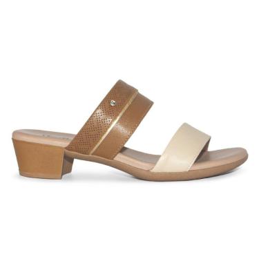 Imagem de Tamanco Usaflex Feminino Salto Bloco Casual MM0804