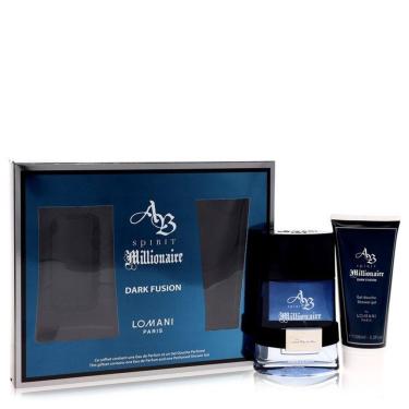 Imagem de Perfume Masculino Spirit Millionaire Dark Fusion Gift Set By Lomani Lomani Edp + Shower Gel