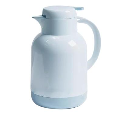 Imagem de Garrafa térmica térmica de café térmica para casa chaleira de água fervente garrafa de água quente dormitório bule de chá pequeno bule de chá garrafa térmica portátil a vácuo de grande capacidade