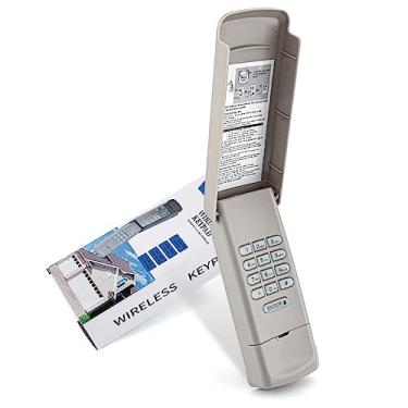 Imagem de Teclado sem fio para porta de garagem 877MAX para LiftMaster 377LM 877LM 977LM 977LM compatível com Sears Craftsman Chamberlain Roxo|Amarelo|Verde|Laranja Vermelho Aprendizagem Botão Abridores de