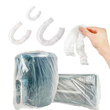 Imagem de JuGeoZhi 30 peças de capas transparentes espessas para eletrodomésticos de cozinha com elástico para pequenos eletrodomésticos, forno, panela de pressão, liquidificador, torradeira, fritadeira a ar (S