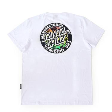 Imagem de Camiseta Santa Cruz Algodão Acidic MFG DOT Branco-Masculino