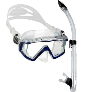 Imagem de Kit de Mergulho Cressi Pano 3 + Snorkel Tao Semi Dry-Unissex