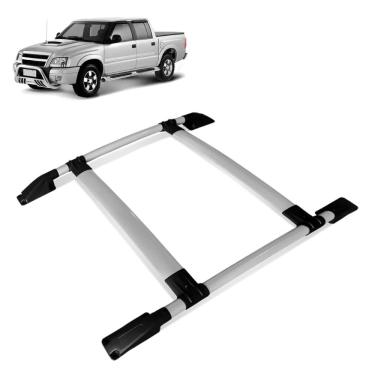 Imagem de Rack Bagageiro De Teto S10 1995 a 2011 Tubolar Prata