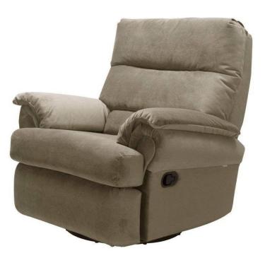 Imagem de Poltrona Reclinável MH-1217 Herval Estofada Motorizada Veludo Chocolate B