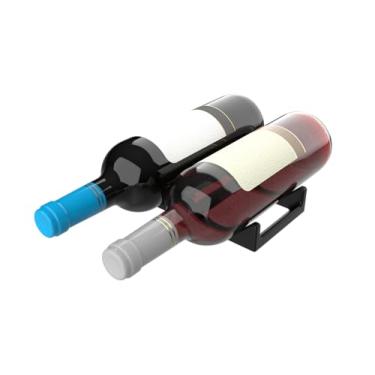 Imagem de Suporte Expositor De Mesa Para 2 Garrafas De Vinho Deitadas