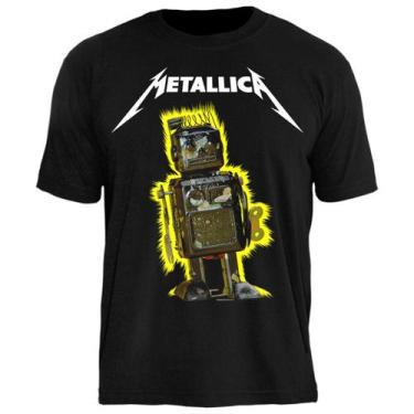 Imagem de Camiseta Metallica M72 Robot Glow - Stamp