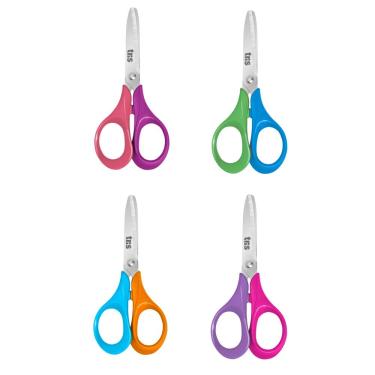 Imagem de Tesoura Escolar 13cm Ponta Arredondada Tris - Class Duo