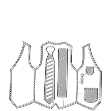 Imagem de Roupas masculinas cortadas para fazer cartões, matrizes de corte de metal, parabéns, cortes, aniversário, estampagem, estêncil, modelo para decoração de scrap-booking, cartão de bênção de aniversário