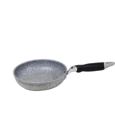 Imagem de Frigideira de pedra durável wok antiaderente panela de cerâmica fritadeira de indução bife cozinhar fogão a gás frigideira utensílios de cozinha conjunto, frigideira 20cm