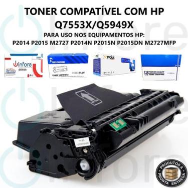 Imagem de Toner Compatível C/1160 1320 1320N 3390 3392 Q5949X Q7553X - PREMIUM ,