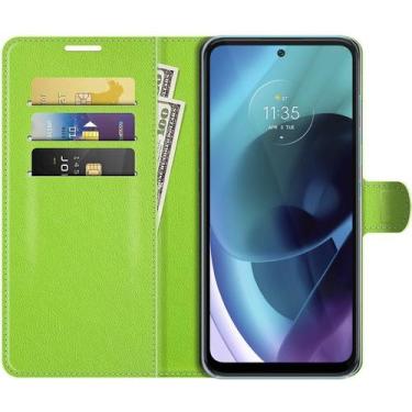 Imagem de Capa Capinha Carteira Compatível Com Moto G71 Flip Case Top - Danet, V