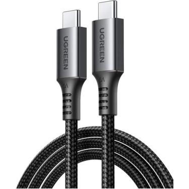 Imagem de Cabo UGREEN USB C Tipo C PD 100W 20V 5A (1M,) Carregamento e sincroniz