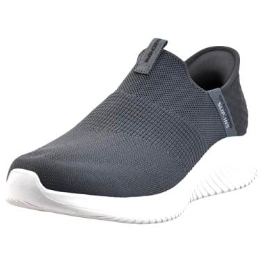 Imagem de Skechers Mocassim masculino Ultra Flex 3.0 Smooth Hands Free Slip-ins, EUA masculino, Cinza escuro, 41