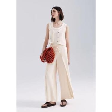 Imagem de Calça Feminina Em Viscose Com Transpasse Hering-Feminino