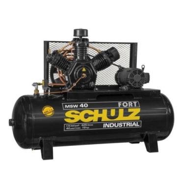 Imagem de Compressor de ar 40 pés 425L 10 hp 175 lbs trifásico MSW40I/425 - FORT