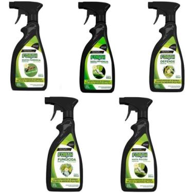 Imagem de Kit 5 Elimina Insetos Oleo de neem Natural Paras Plantas E Flores - Fo