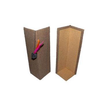 Imagem de Brinquedo Arranhador Canto Sofá Cama Box 2 Unidades - Begin Pet