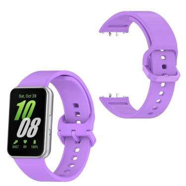 Imagem de Pulseira para Galaxy Fit 3 Sm-r390 - Silicone Sport - TECH KING, Lilas
