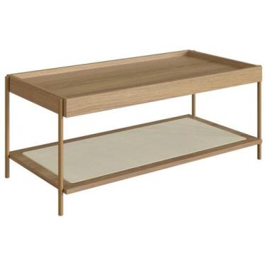 Imagem de Mesa Centro 93 CM Pes Metal Oslo 28961 Hanover Artesano - Artesano Móv