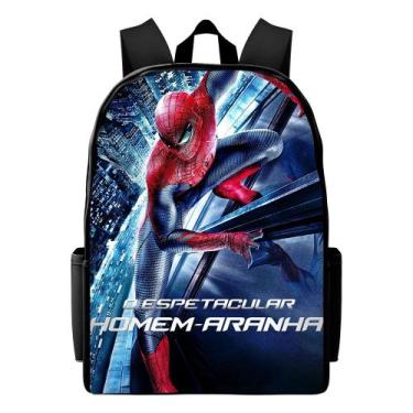 Imagem de Mochila Escolar Masculina Volta As Aulas Homem Aranha Meninos Infantil