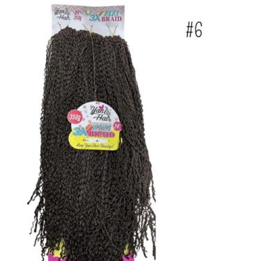 Imagem de CABELO KANEKALON MIOJINHO MICRO ZIZI PACOTÃO 350g, 6