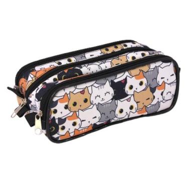 Imagem de Estojo Infantil Triplo LS Gatos  - EE1261 - L S BOLSAS E MOCHILAS