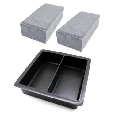 Imagem de Forma Para Bloquete De Calçada 20X10X8 Dupla Kit 5 Peças - Gme Formas