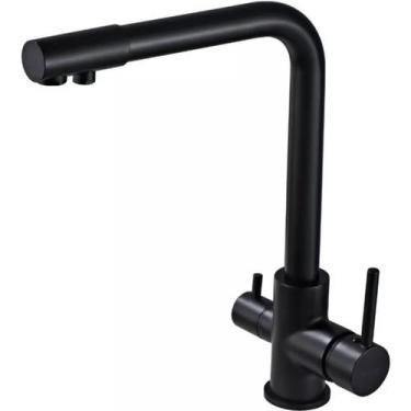 Imagem de Torneira para Cozinha Preta Fosca Misturador Monocomando RTC 561 - REN