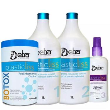 Imagem de Detra Escova Progressiva Plastic Liss 1litro + Botox Detra Plastic Lis