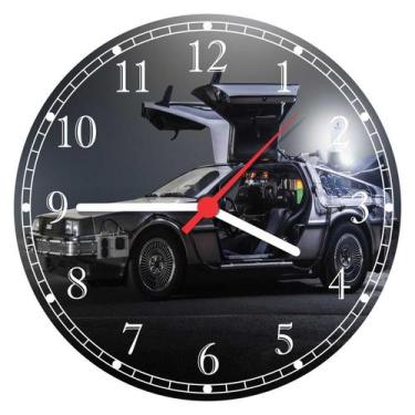 Imagem de Relógio De Parede De Volta Para O Futuro Carro Delorean Sala - Vital