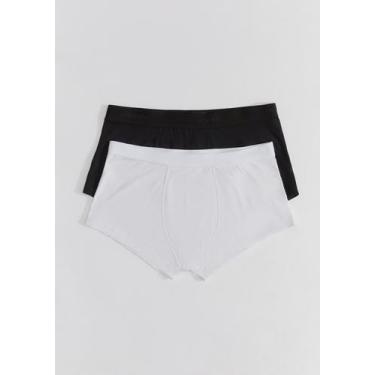 Imagem de Kit 2 Cuecas Sunga Em Algodão - Hering, XXG, Branco, Cinza