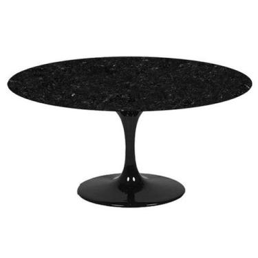 Imagem de Mesa De Jantar Tulipa Saarinen Redonda 90 cm  Mármore São Gabriel - Ee