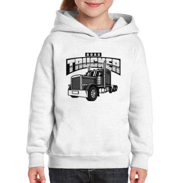 Imagem de Moletom Infantil Caminhão Road Trucker Caminhoneiro - Foca na Moda, Br