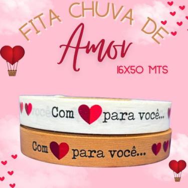Imagem de Fita  Rolo para Presente Pra Voce  16mm X 50m - LEAL FESTA