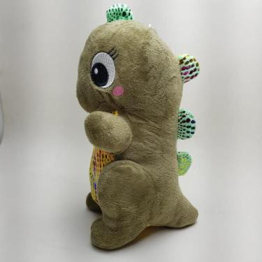 Imagem de Pelúcia Bicho Dinossauro Rex Verde  20cm - 1 Unidade - S2 TOYS