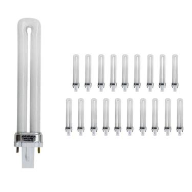 Imagem de Lâmpada compacta lynx s 2pinos 9w 4000k(branco neutro)g23 kit20 - Sylv