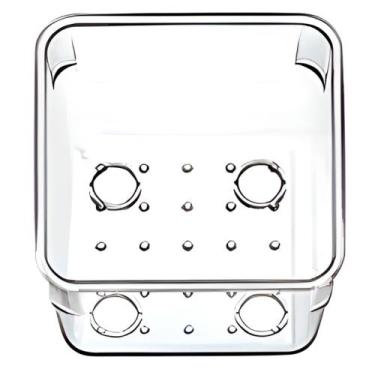 Imagem de Kit 4 Mini Caixa Porta Objetos, Clipes, em Acrílico 7x7cm - Neoimp