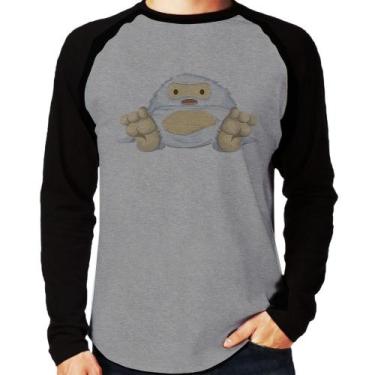 Imagem de Camiseta Raglan Yeti O Abominável Homem das Neves  Manga Longa - Foca 