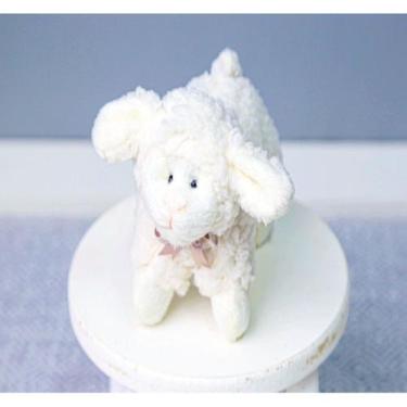 Imagem de Pelucia ovelha dolly 18 cm - detalhe laço  - CKD CONFECCOES, Rose