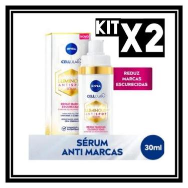 Imagem de Serum Facial Nivea Cellular Luminous 630 30ml Kit com 02 Unidades