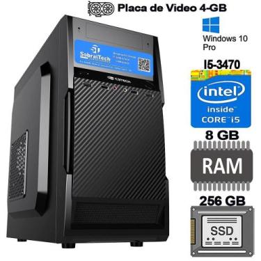 Imagem de Computadorcore I5 3470, Ssd-256Gb, Ram-8Gb, Placa Vídeo 4Gb - Sobralte