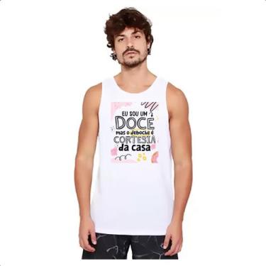 Imagem de Camiseta Regata Sou doce mas deboche e cortesia - Alearts, EG