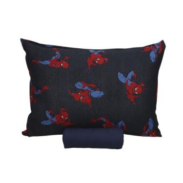Imagem de Jogo Cama Homem Aranha 100% Algodão C/ Elástico Spider 2 Pçs - Portall